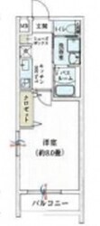 リアコート北田辺の物件間取画像